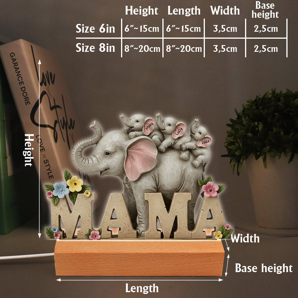 We Love You - Personalized Mother Custom Shaped Acrylic Plaque