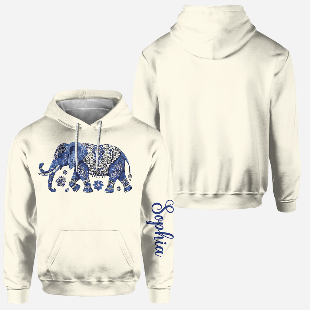 Bohemian Elephant - Personalized Elephant Hoodie and Leggings