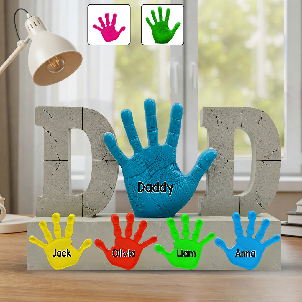 Best Dad Ever - Personalized Father Custom Shaped Acrylic Plaque