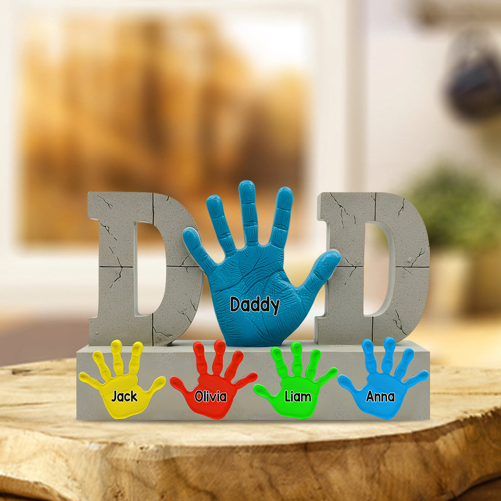 Best Dad Ever - Personalized Father Custom Shaped Acrylic Plaque