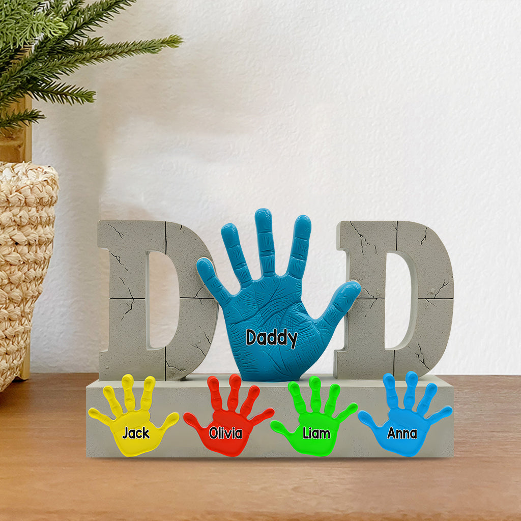 Best Dad Ever - Personalized Father Custom Shaped Acrylic Plaque