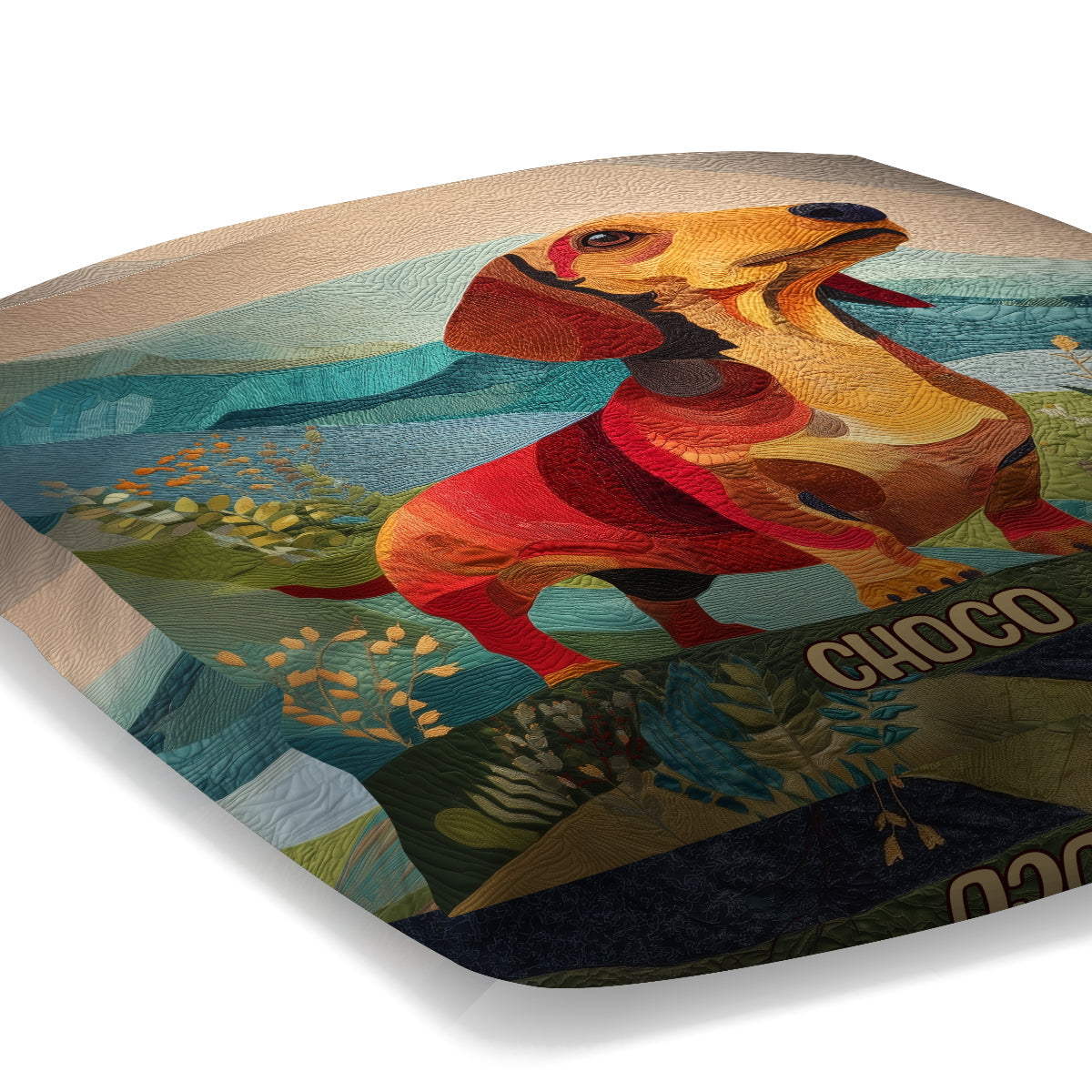 Love Dachshunds - Personalized Dachshund Throw Pillow