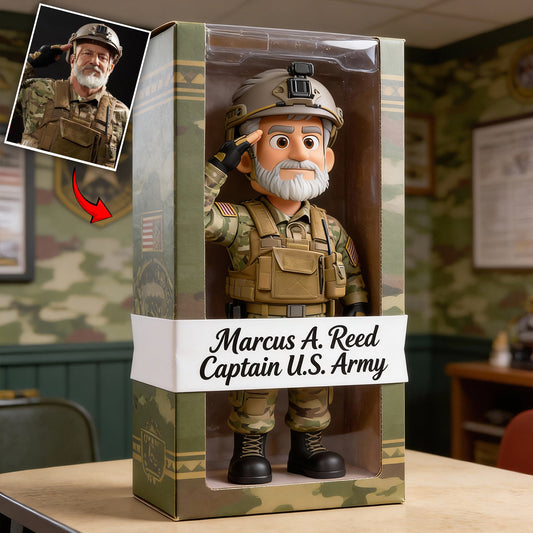 Veteran Gift - Personalized Veteran Custom Shaped Acrylic Plaque