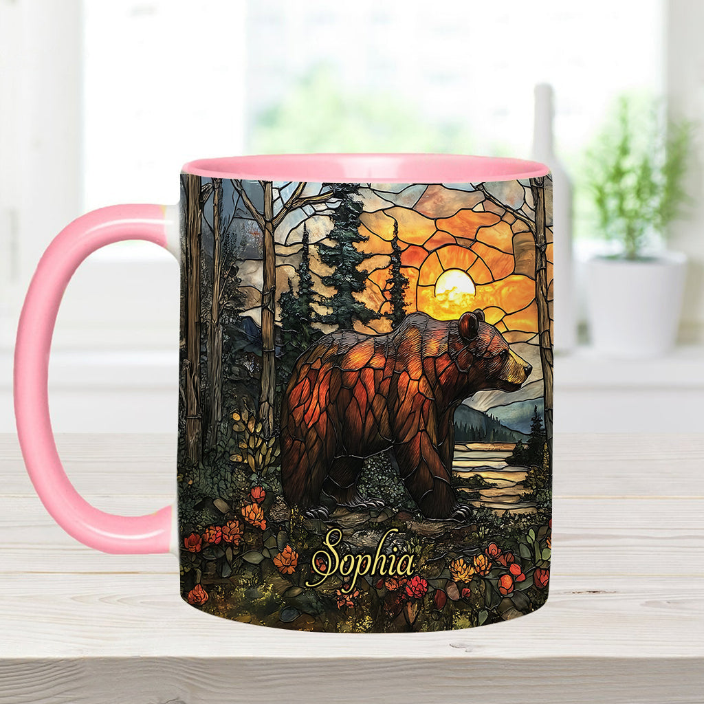 Forest Bear - Personalized Bear Accent Mug
