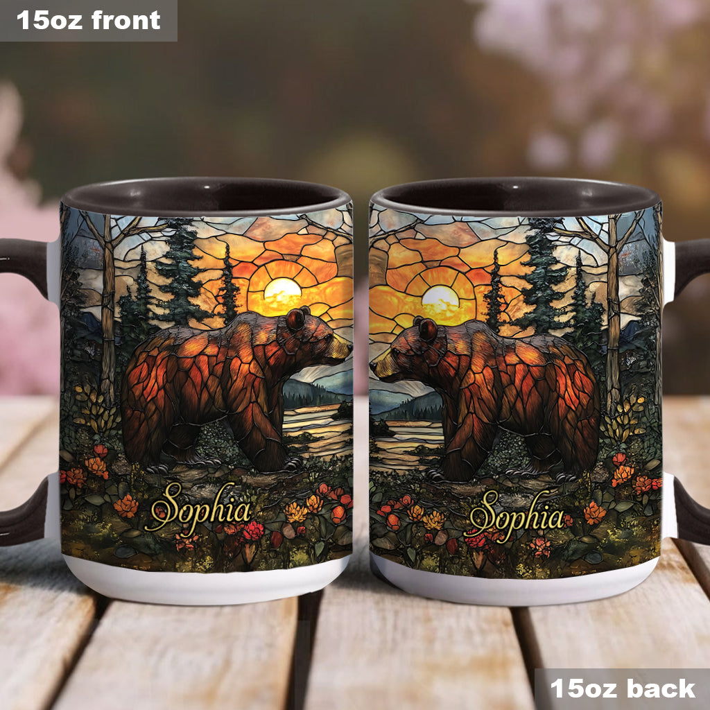 Forest Bear - Personalized Bear Accent Mug