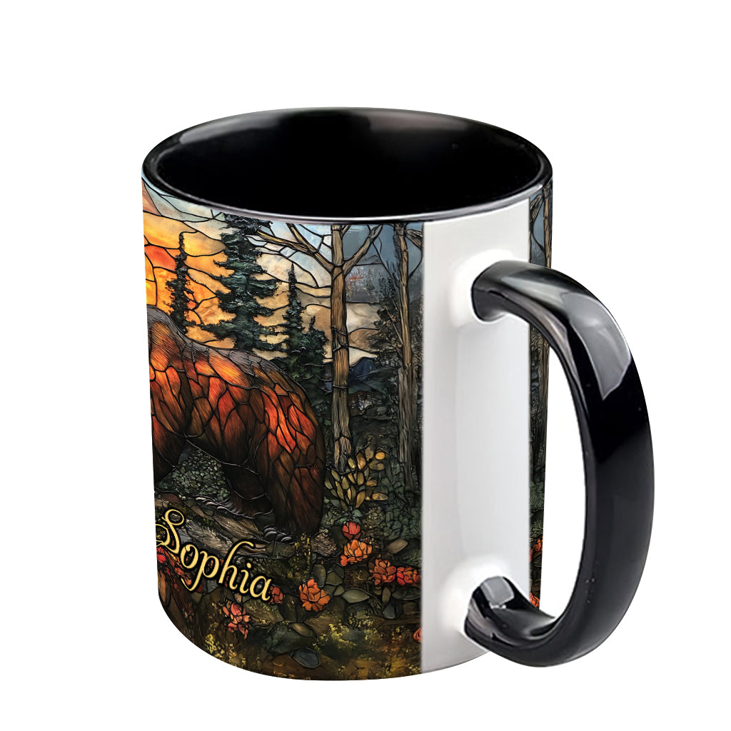 Forest Bear - Personalized Bear Accent Mug