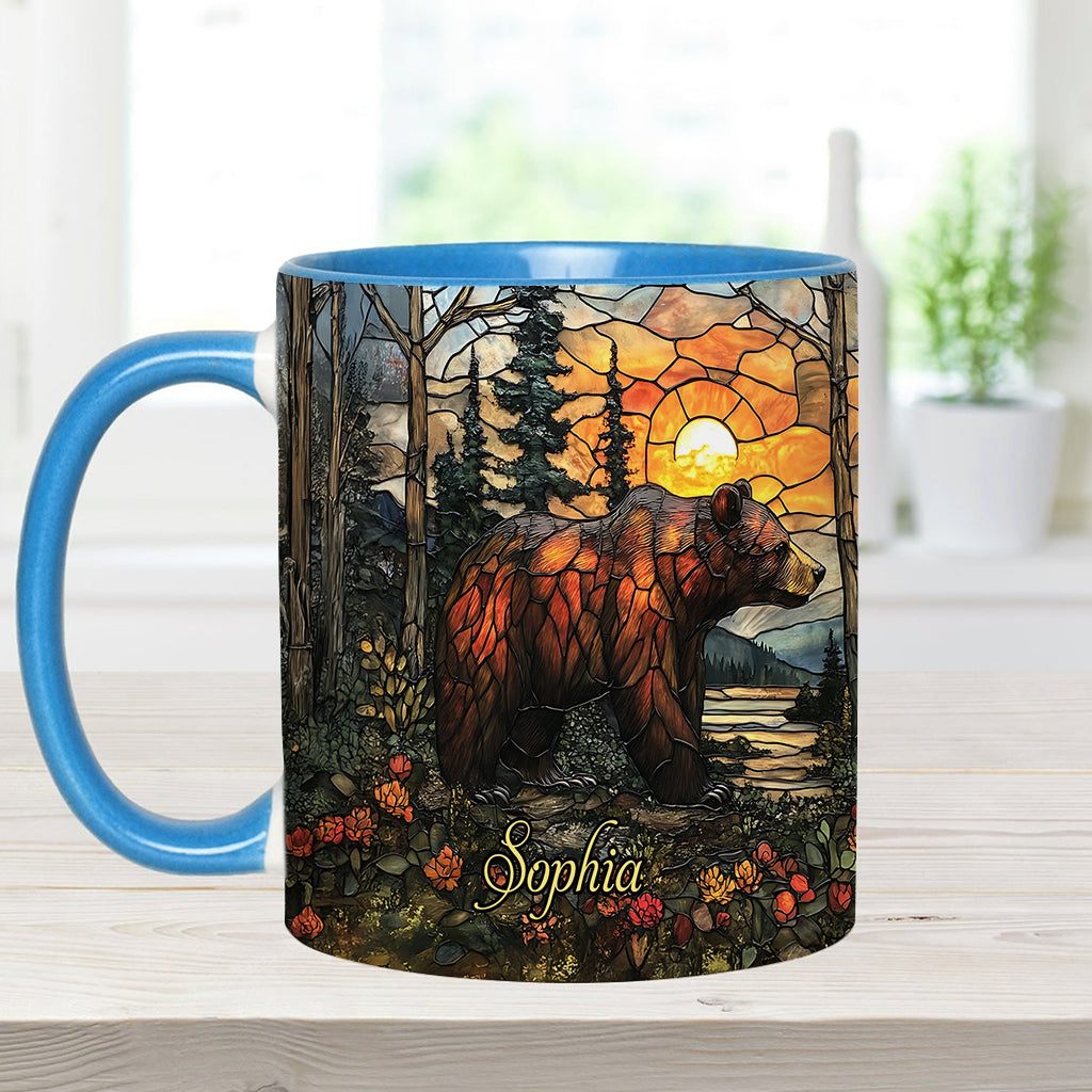 Forest Bear - Personalized Bear Accent Mug