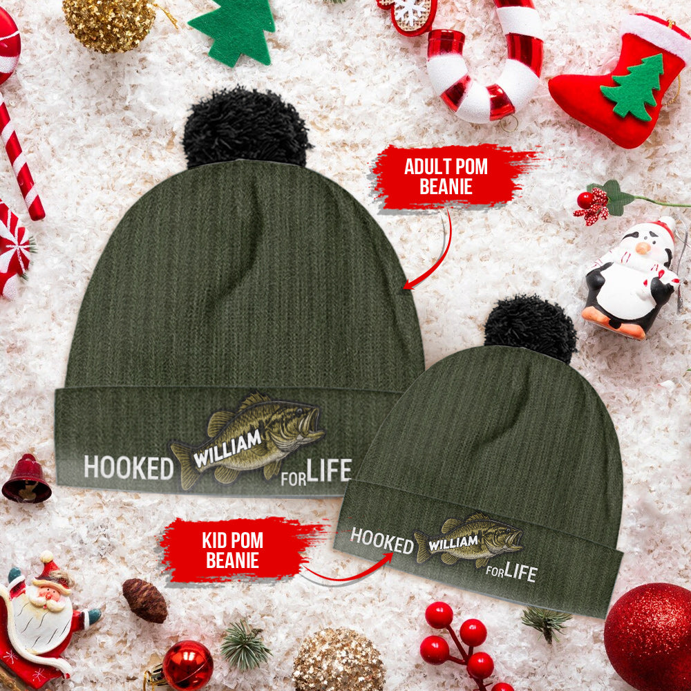 Hook For Life - Personalized Fishing Beanie Hat