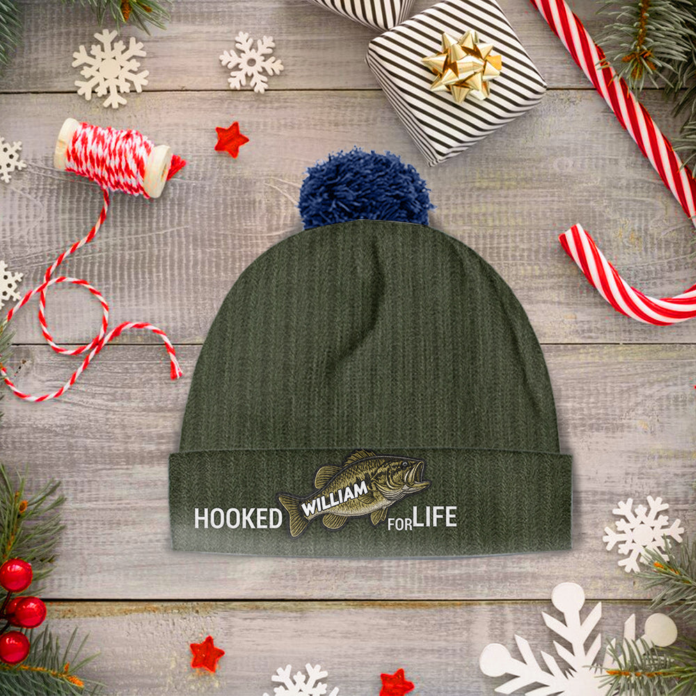 Hook For Life - Personalized Fishing Beanie Hat