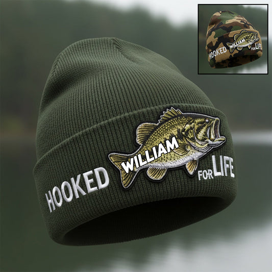 Hook For Life - Personalized Fishing Beanie Hat