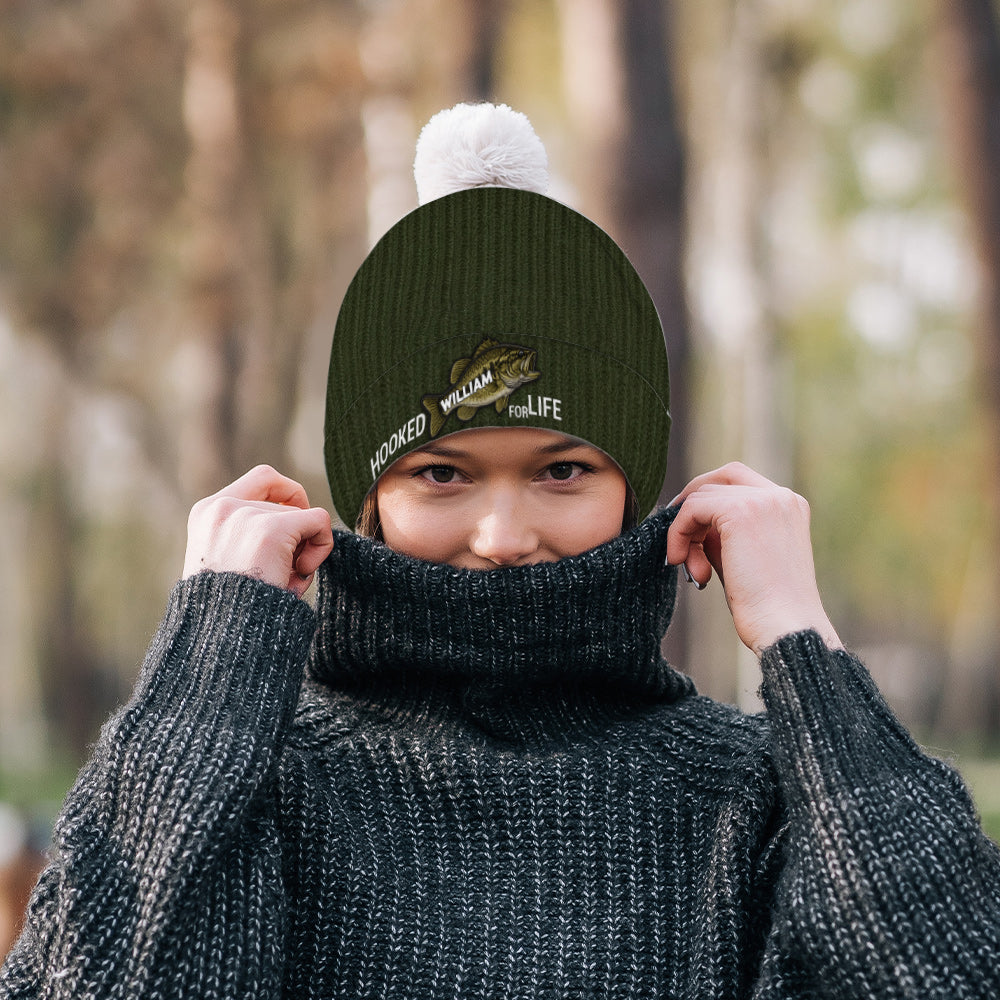 Hook For Life - Personalized Fishing Beanie Hat