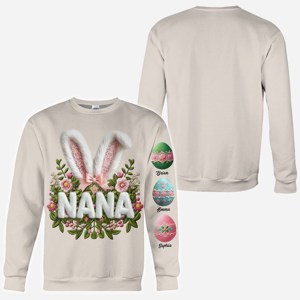 Easter Bunny - Personalized Grandma All Over Shirt