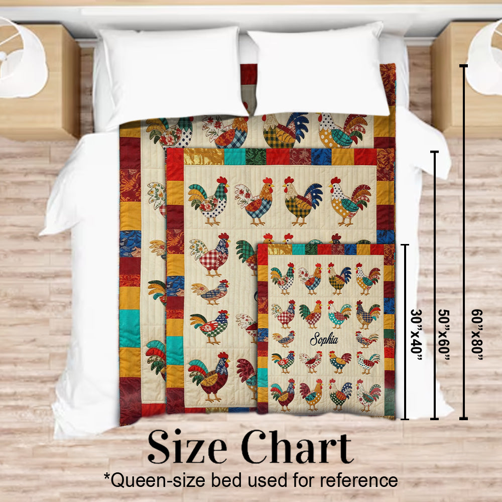 Love Chicken - Personalized Chicken Blanket