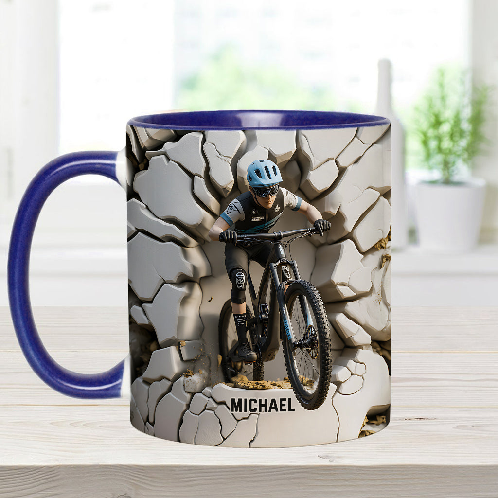 Cool Biker - Personalized Dirt Bike Accent Mug