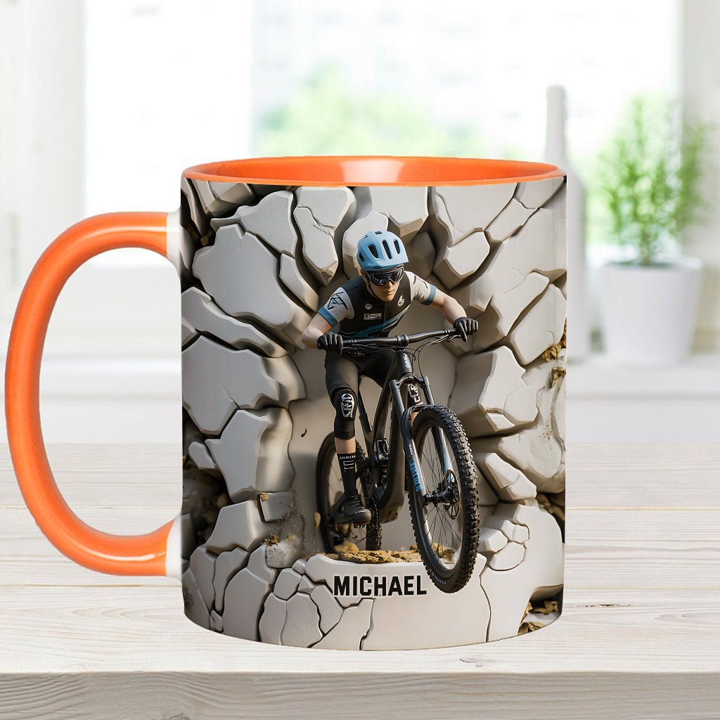 Cool Biker - Personalized Dirt Bike Accent Mug