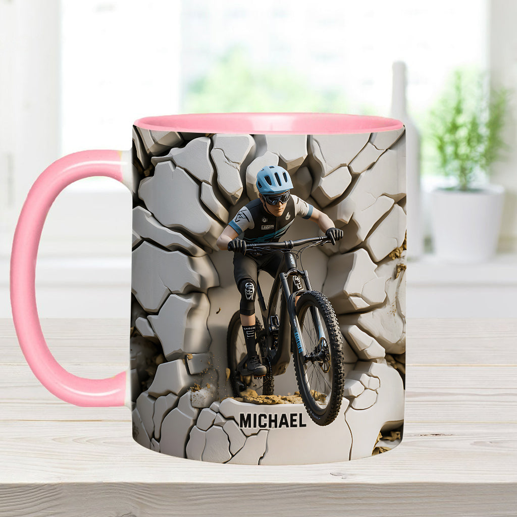 Cool Biker - Personalized Dirt Bike Accent Mug