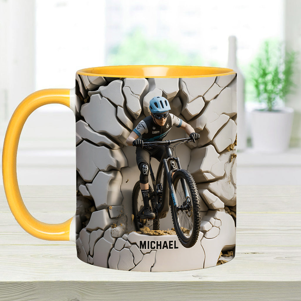 Cool Biker - Personalized Dirt Bike Accent Mug