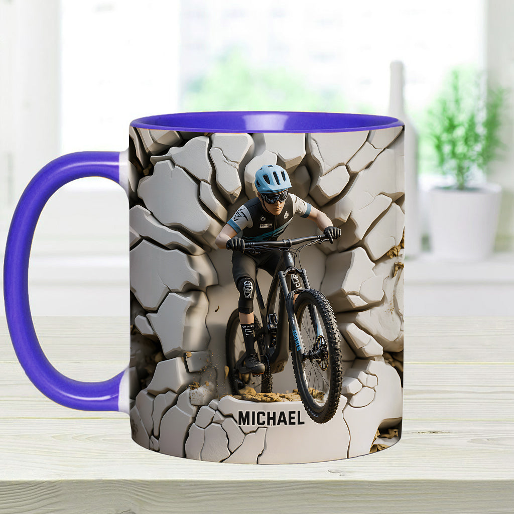 Cool Biker - Personalized Dirt Bike Accent Mug