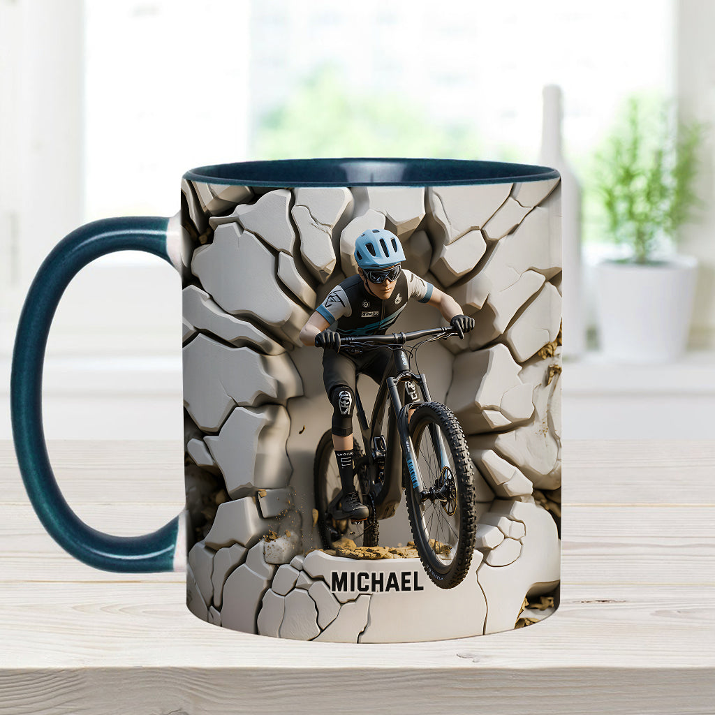Cool Biker - Personalized Dirt Bike Accent Mug