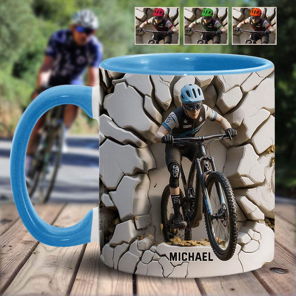 Cool Biker - Personalized Dirt Bike Accent Mug