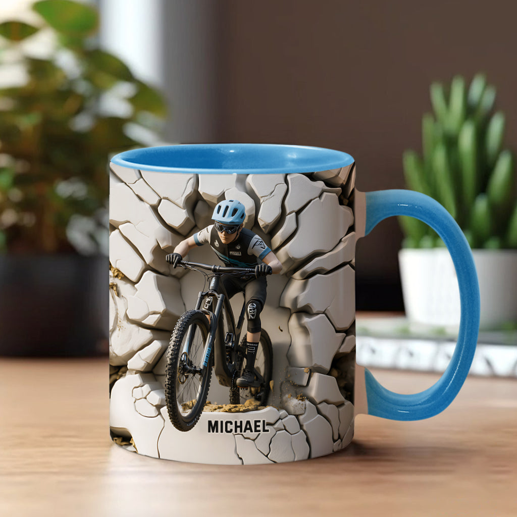 Cool Biker - Personalized Dirt Bike Accent Mug
