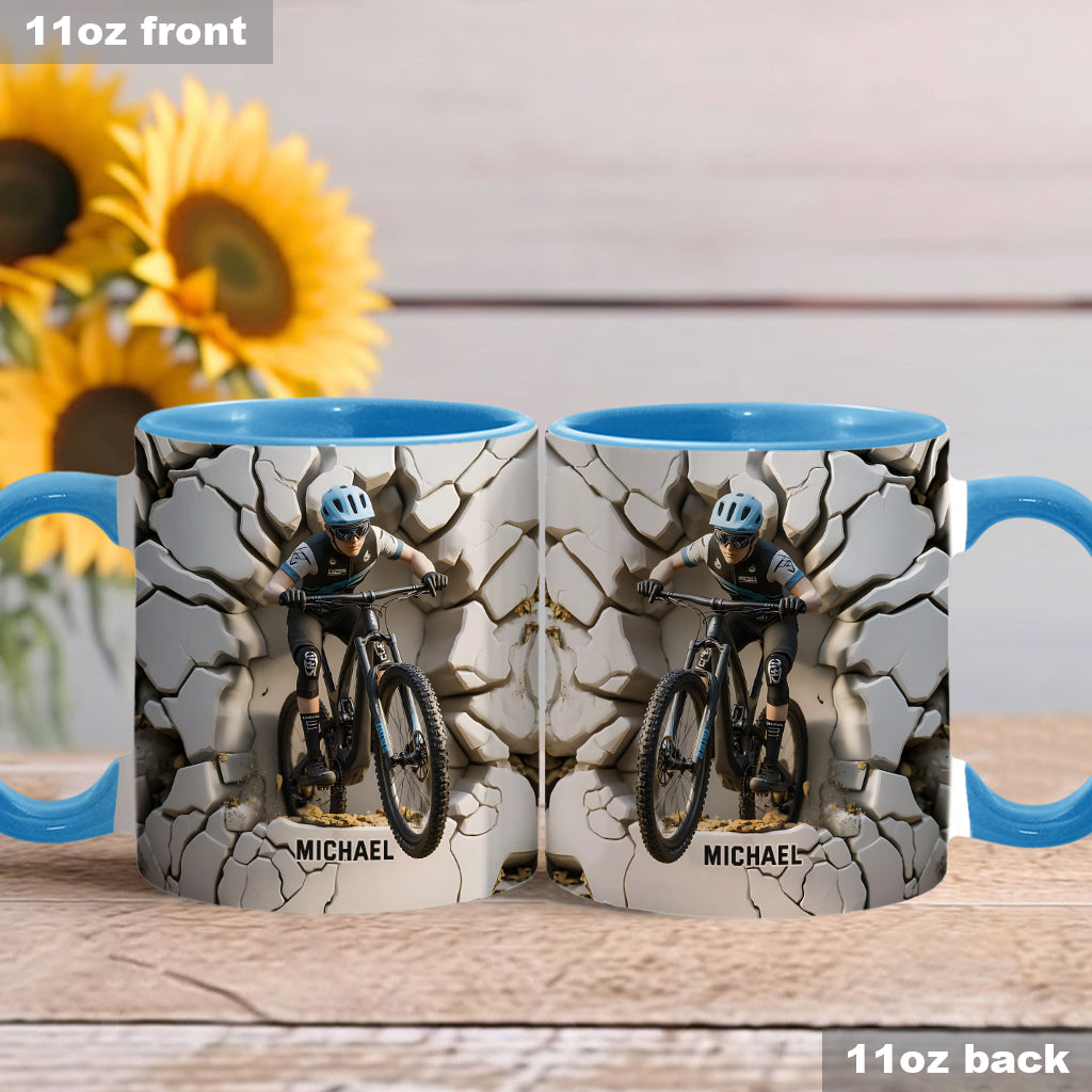 Cool Biker - Personalized Dirt Bike Accent Mug