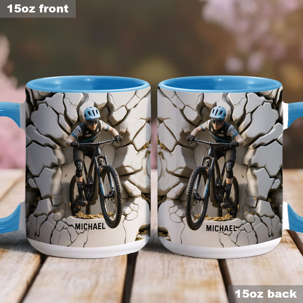 Cool Biker - Personalized Dirt Bike Accent Mug