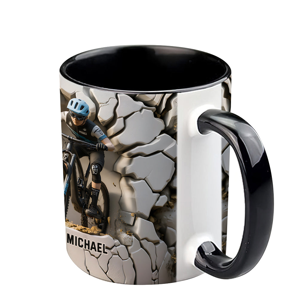 Cool Biker - Personalized Dirt Bike Accent Mug