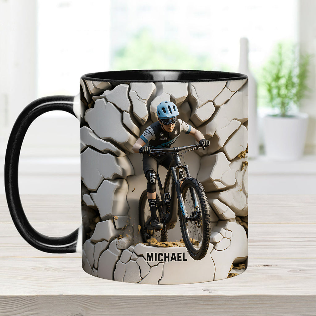 Cool Biker - Personalized Dirt Bike Accent Mug