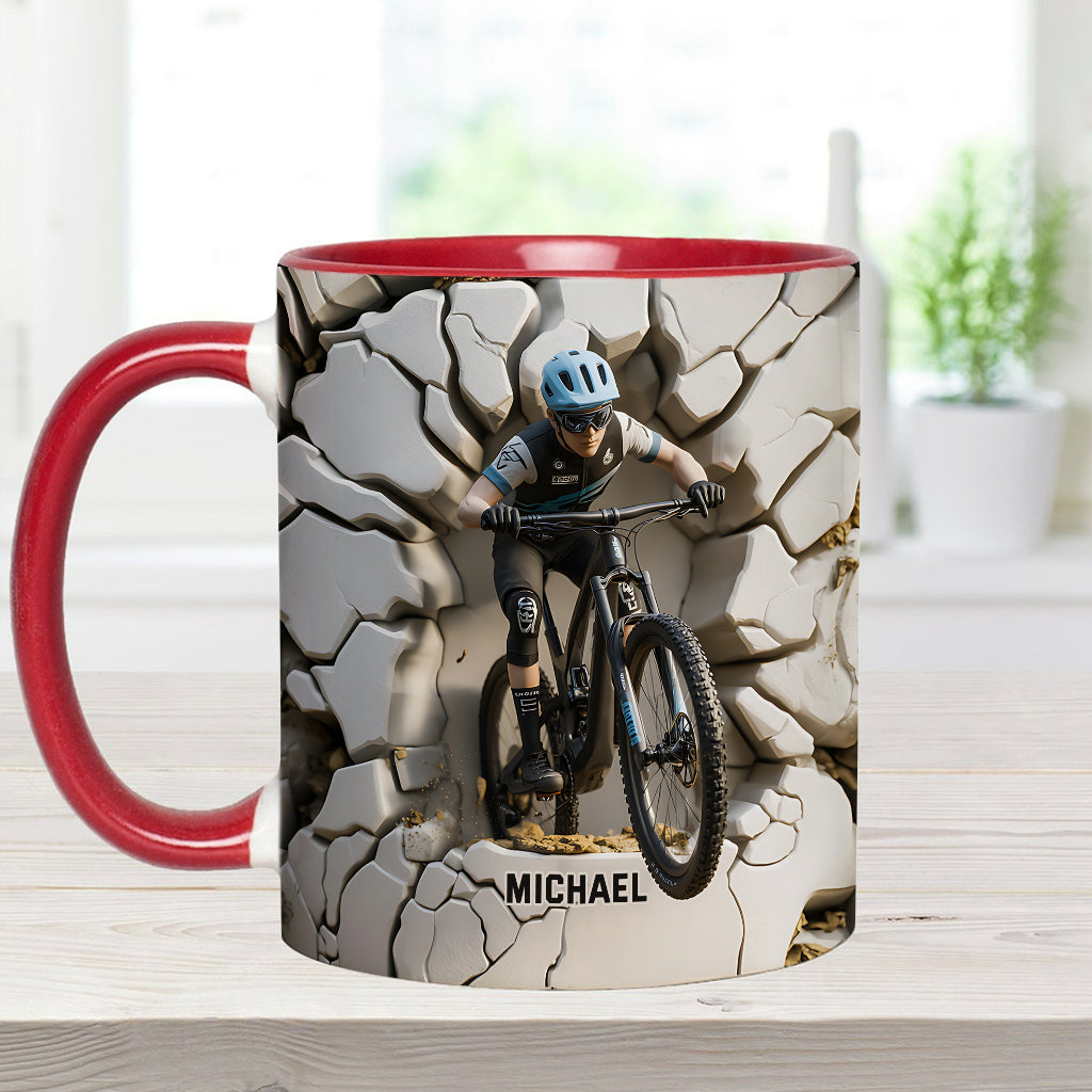 Cool Biker - Personalized Dirt Bike Accent Mug