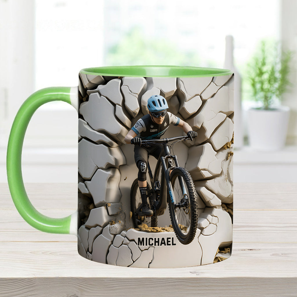 Cool Biker - Personalized Dirt Bike Accent Mug