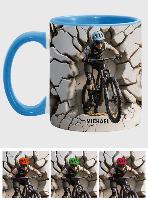 Cool Biker - Personalized Dirt Bike Accent Mug