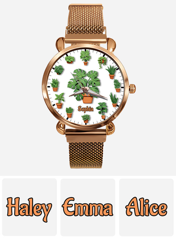 I Do Need All These Plants - Personalized Gardening Women Hand Watch