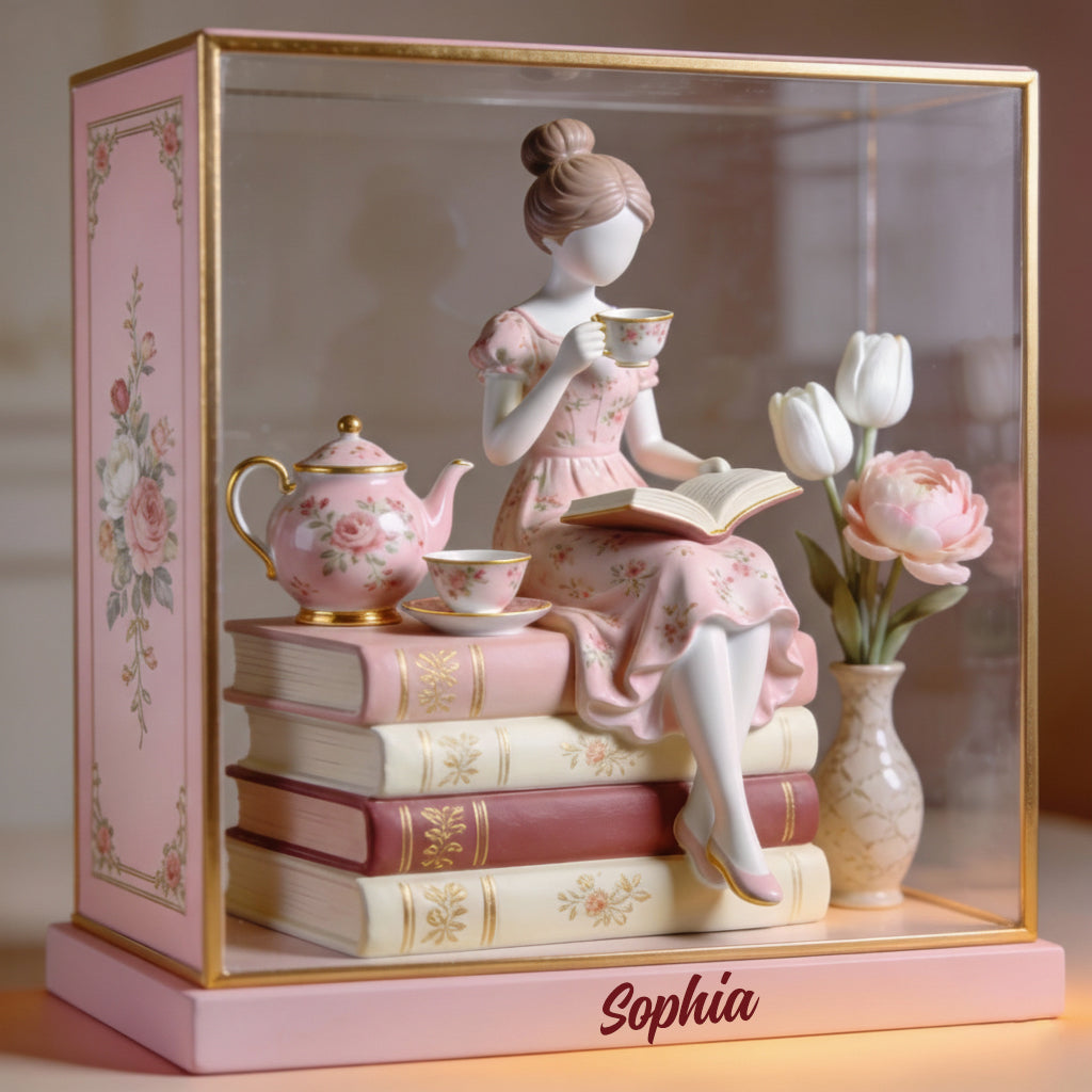 Love Books - Personalized Book Custom Shaped Acrylic Plaque