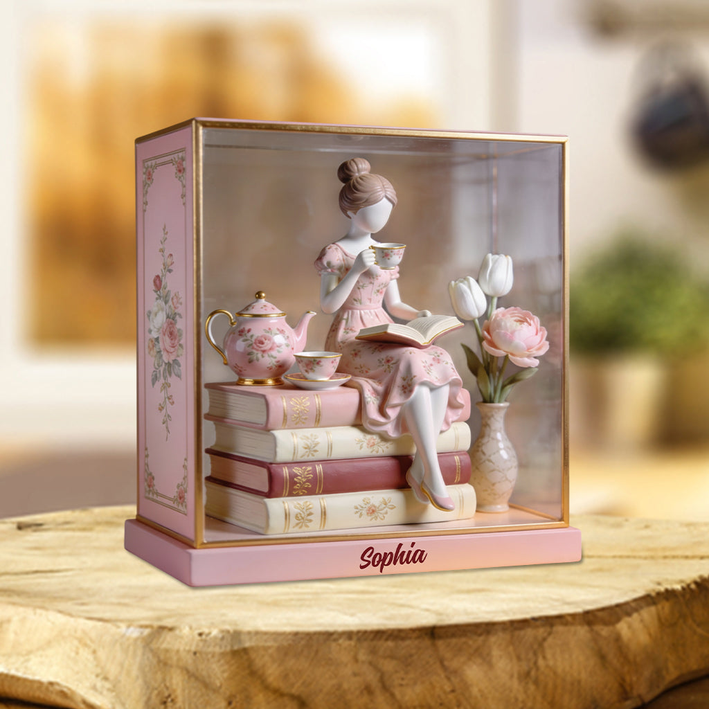 Love Books - Personalized Book Custom Shaped Acrylic Plaque