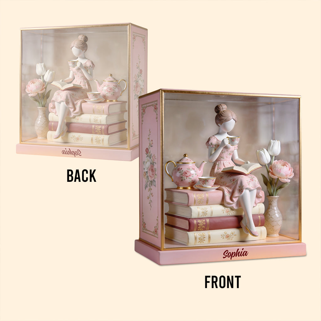 Love Books - Personalized Book Custom Shaped Acrylic Plaque