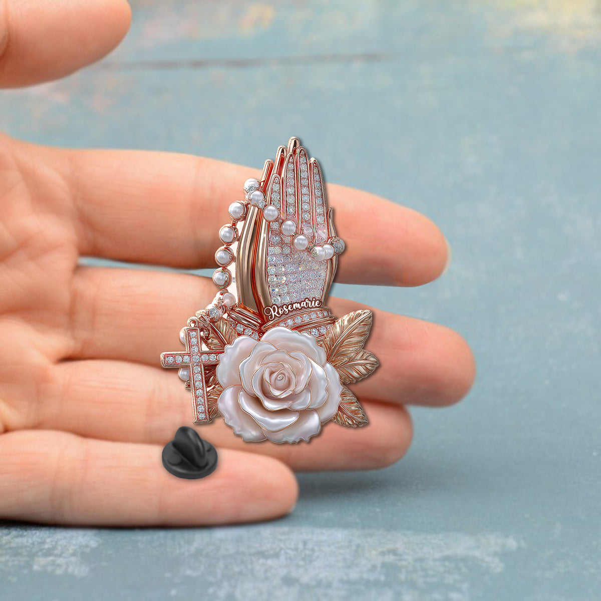 Eternal Faith - Personalized Christian Pin