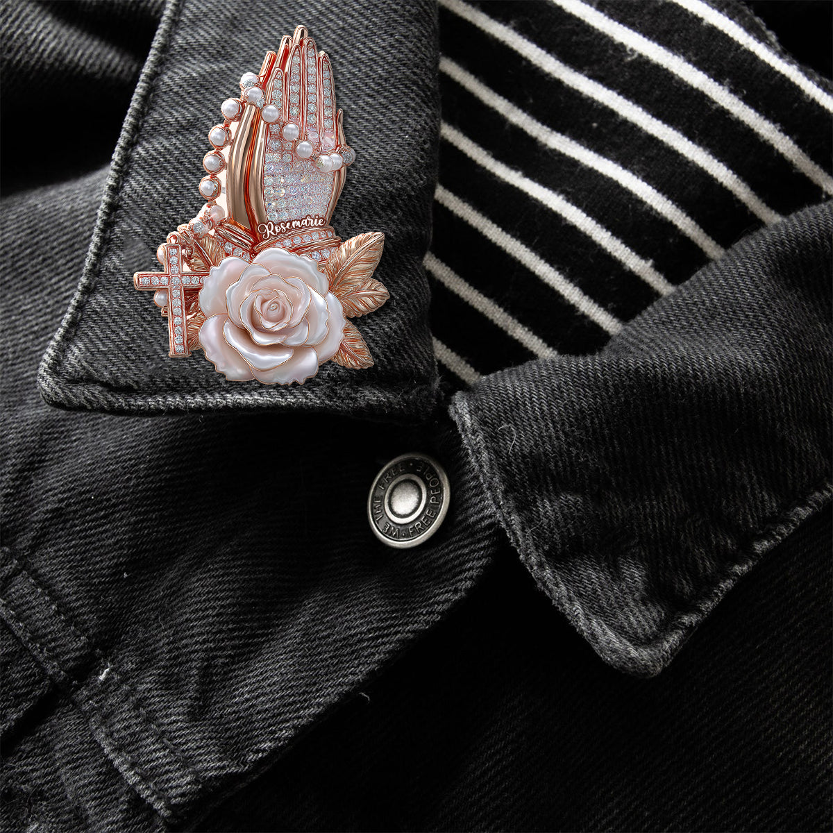 Eternal Faith - Personalized Christian Pin