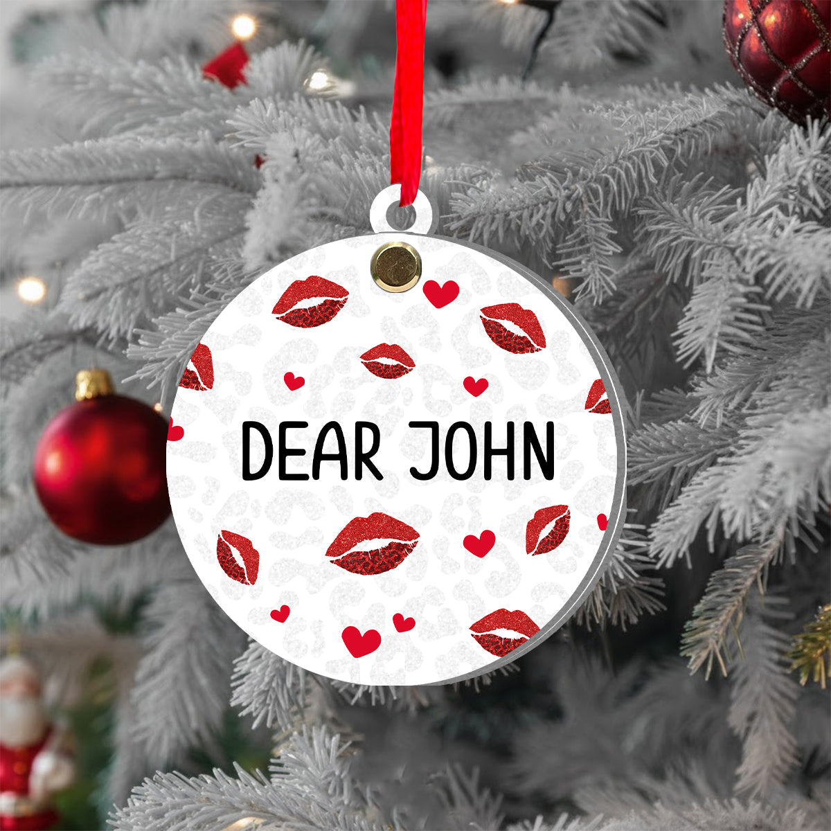 Surprise Gift For Him - Personalized Couple Flip Ornament