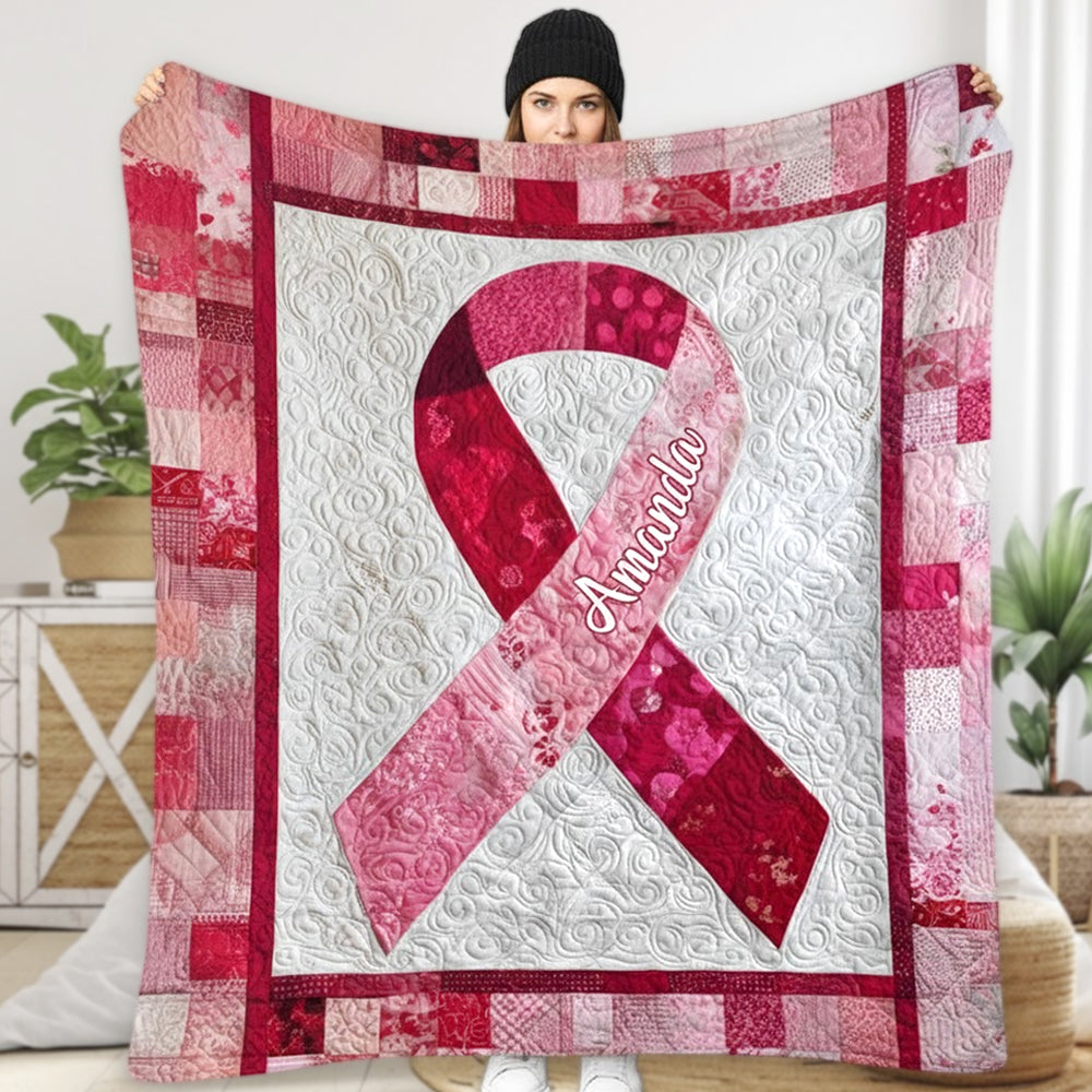 Breast Cancer Awarenness - Personalized Breast Cancer Awareness Blanket