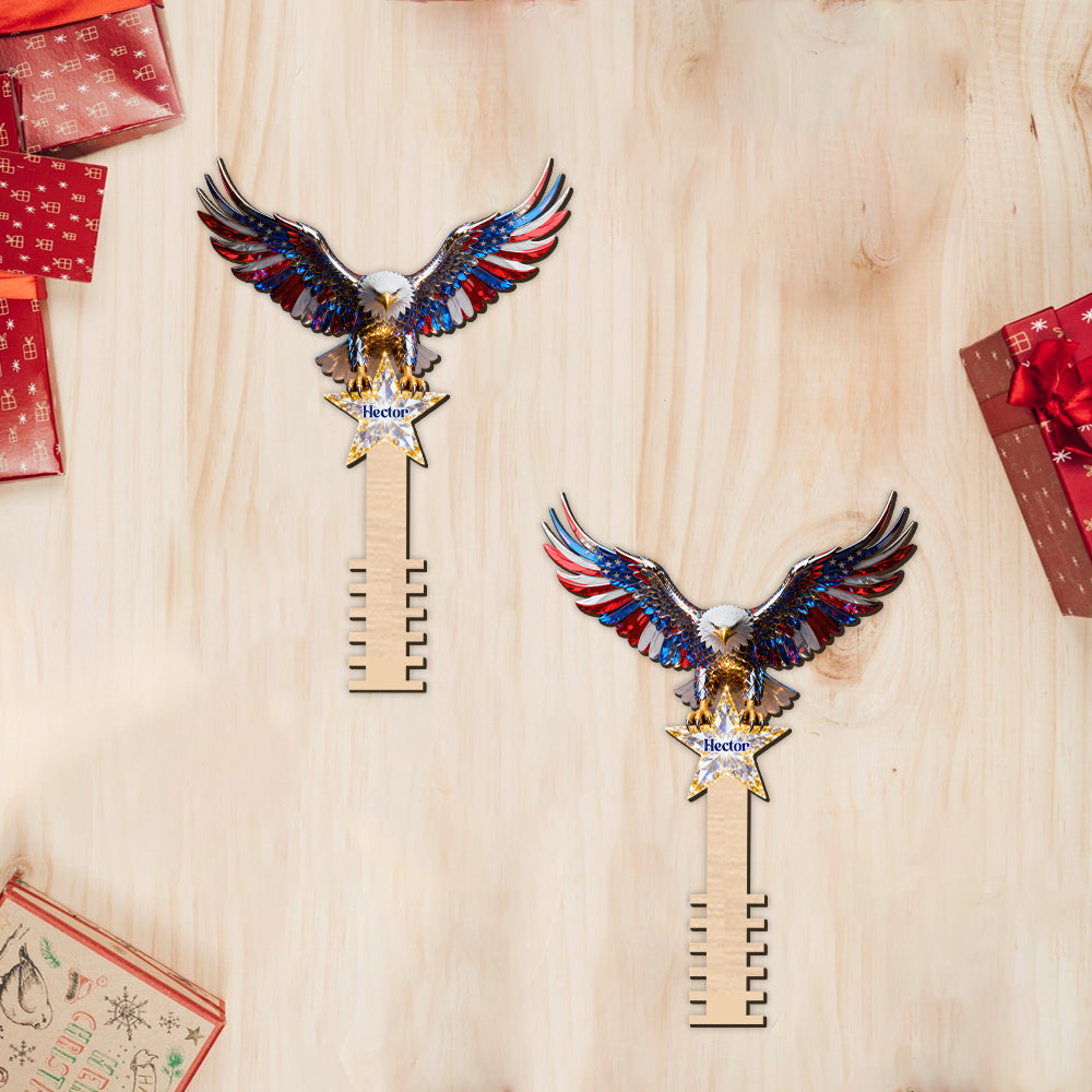 Strong Eagle - Personalized Bald Eagle Tree Topper