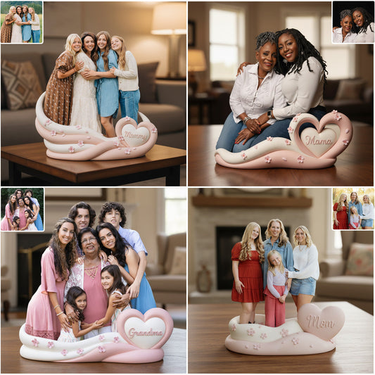 Custom From Any Photo - Personalized Mother's Day Gift For Mom, Grandma Custom Shaped Acrylic Plaque