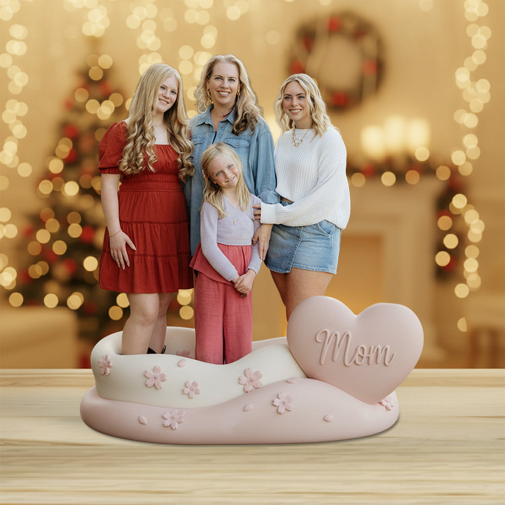 Custom From Any Photo - Personalized Mother's Day Gift For Mom, Grandma Custom Shaped Acrylic Plaque