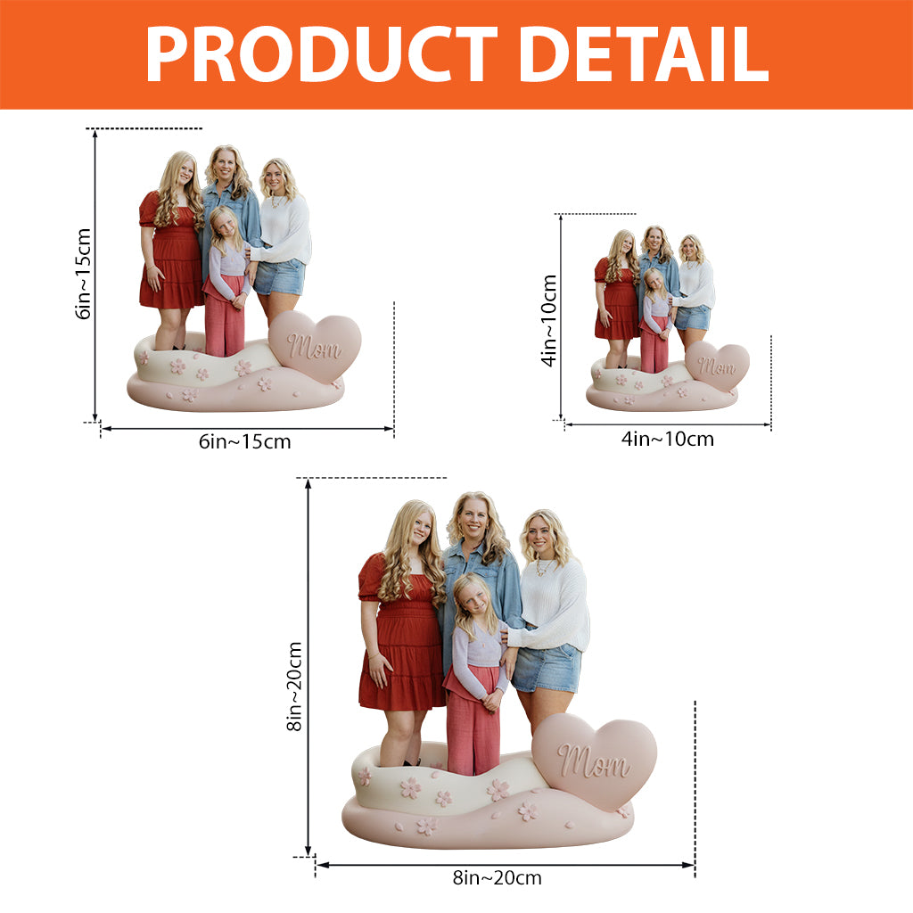Custom From Any Photo - Personalized Mother's Day Gift For Mom, Grandma Custom Shaped Acrylic Plaque