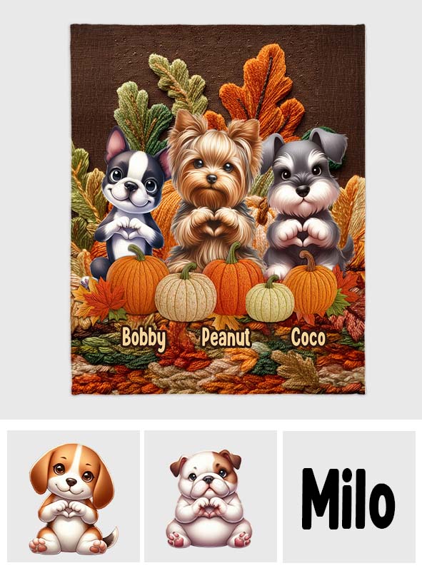 Tis The Season - Personalized Dog Blanket