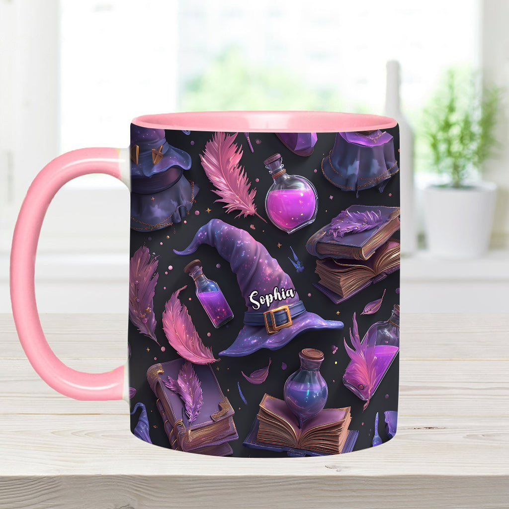 Purple Witch - Personalized Witch Accent Mug