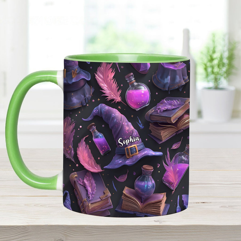 Purple Witch - Personalized Witch Accent Mug