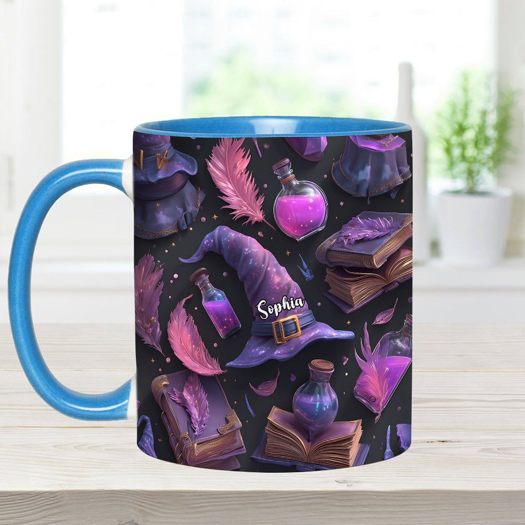 Purple Witch - Personalized Witch Accent Mug