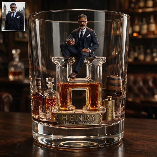 Love Whiskey, Bourbon - Personalized Whisky Whiskey Glass