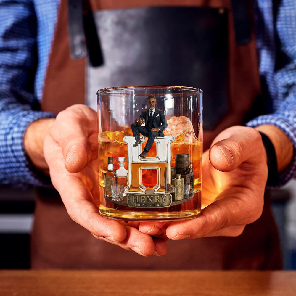 Love Whiskey, Bourbon - Personalized Whisky Whiskey Glass